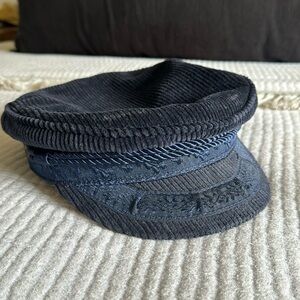 Brixton blue corduroy fisherman hat